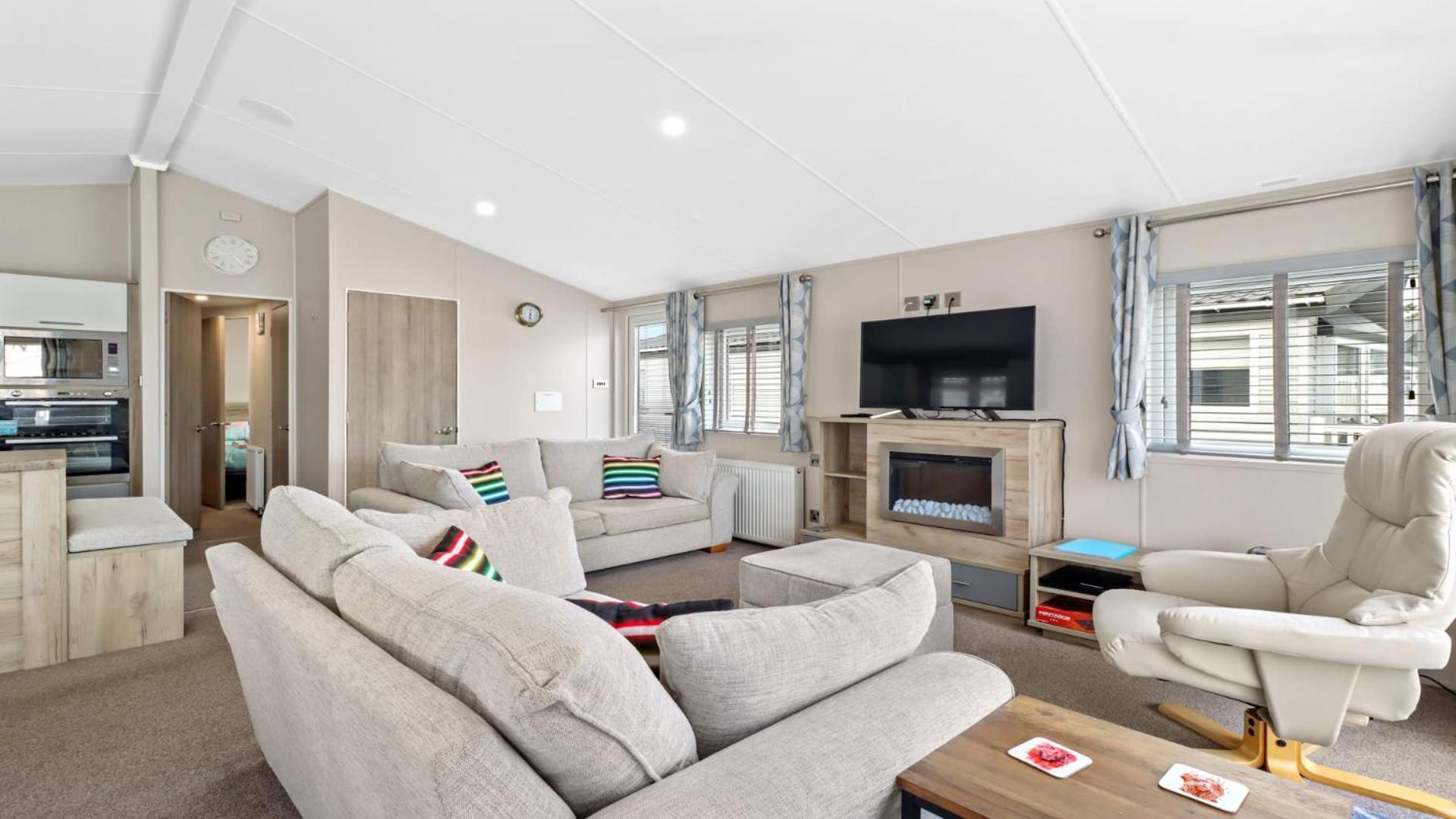 33 Beach Retreat Lodge Pevensey Bay Holiday Park Eksteriør billede