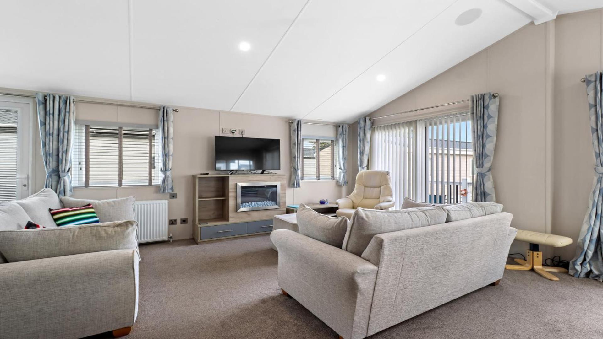 33 Beach Retreat Lodge Pevensey Bay Holiday Park Eksteriør billede