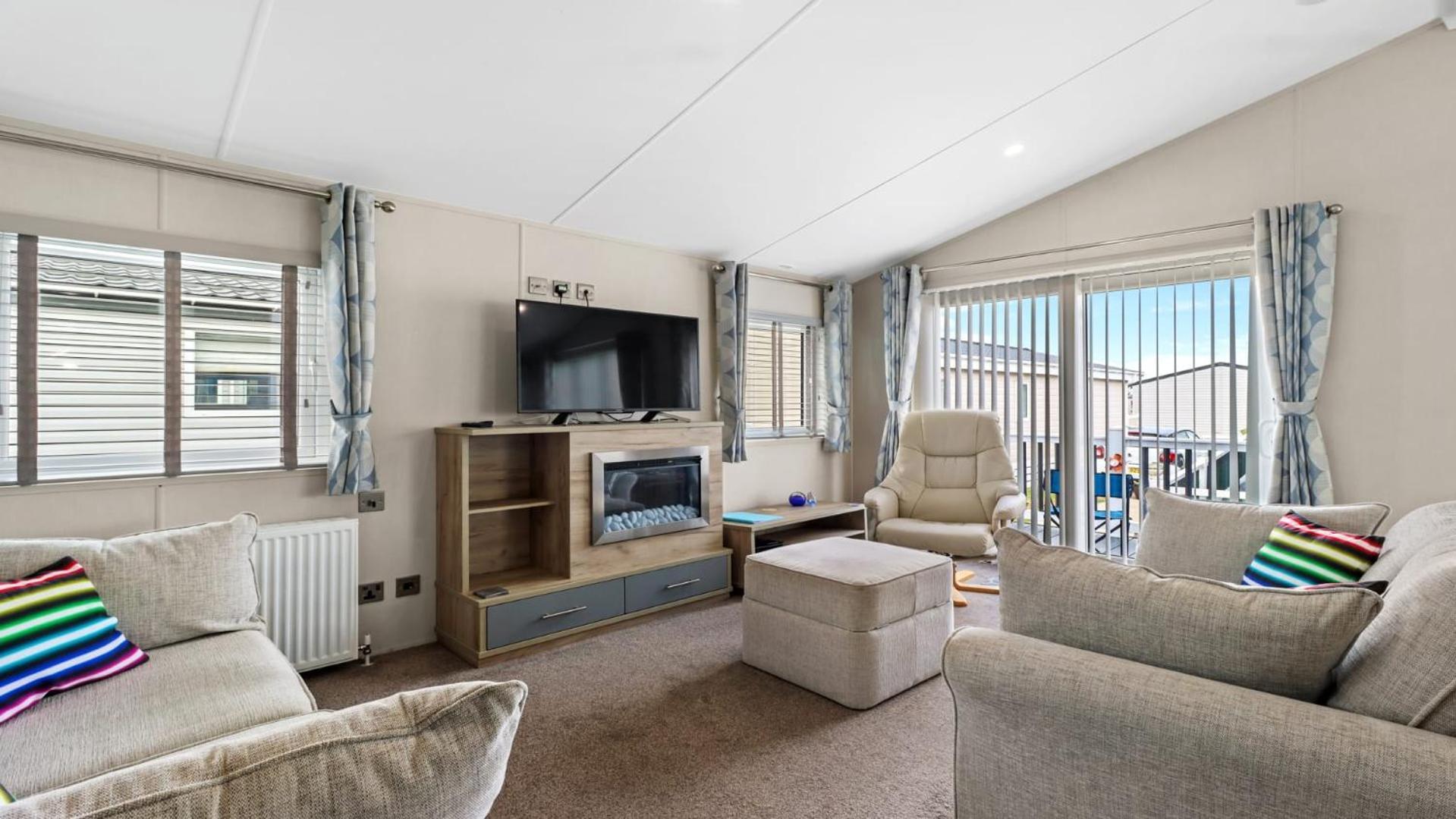 33 Beach Retreat Lodge Pevensey Bay Holiday Park Eksteriør billede