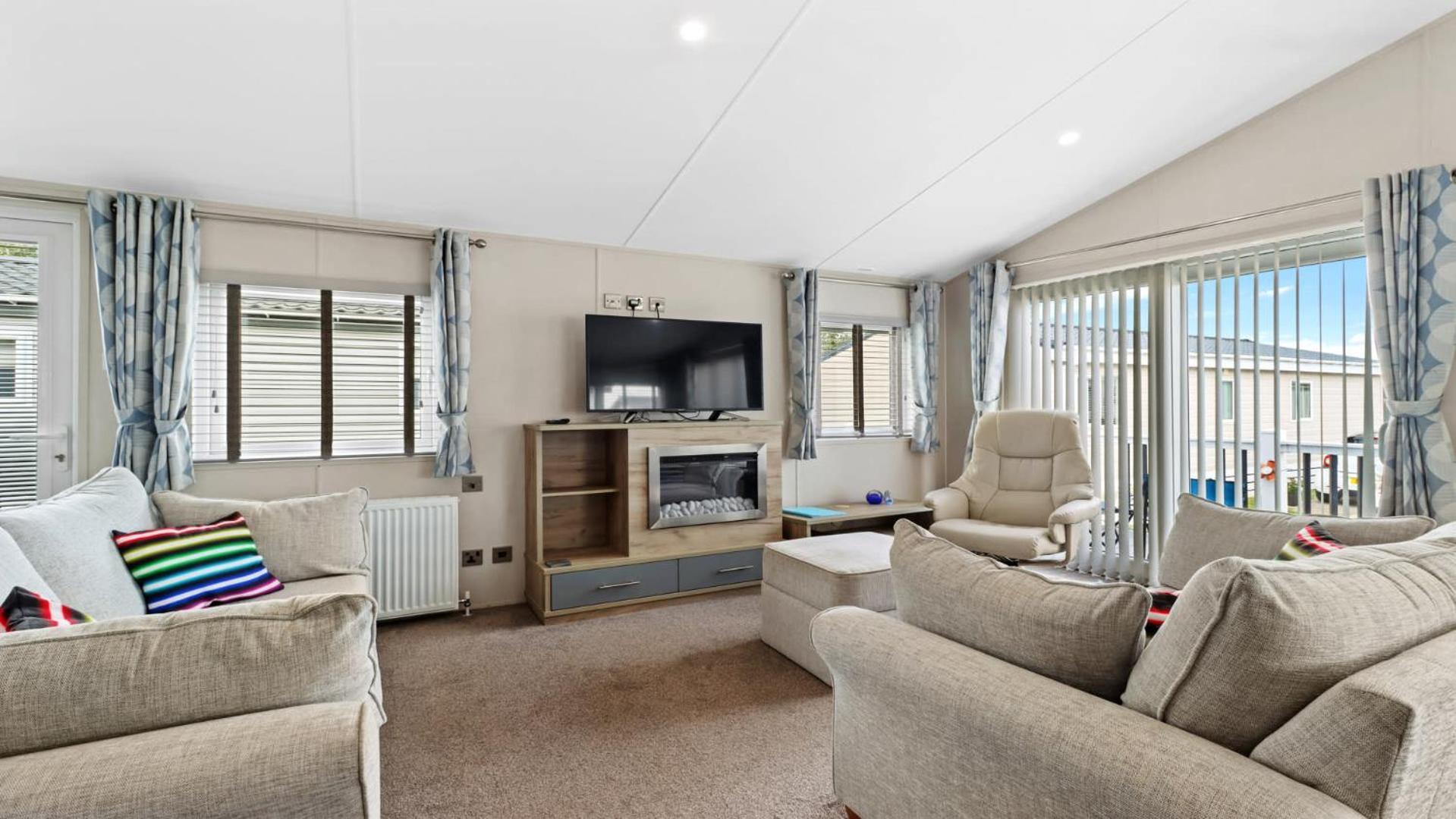 33 Beach Retreat Lodge Pevensey Bay Holiday Park Eksteriør billede